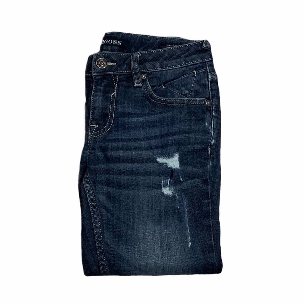 VIGOSS | dark wash Chelsea skinny jeans